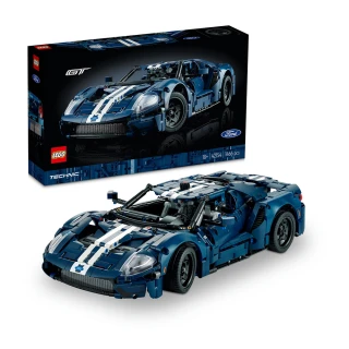 【LEGO 樂高】科技系列 42154 2022 Ford GT(福特汽車模型 競速跑車)