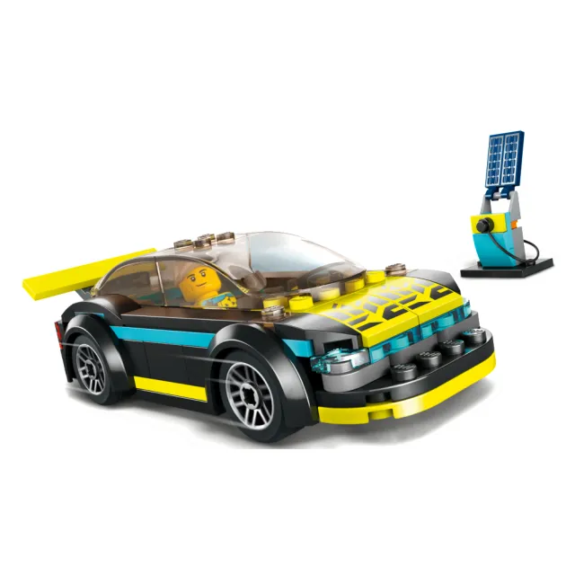 【LEGO 樂高】城市系列 60383 電動跑車(電動車 交通工具)