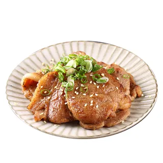 【享吃肉肉】日式梅花里肌燒肉片9包(300g/包  中秋烤肉/燒烤/早餐肉)