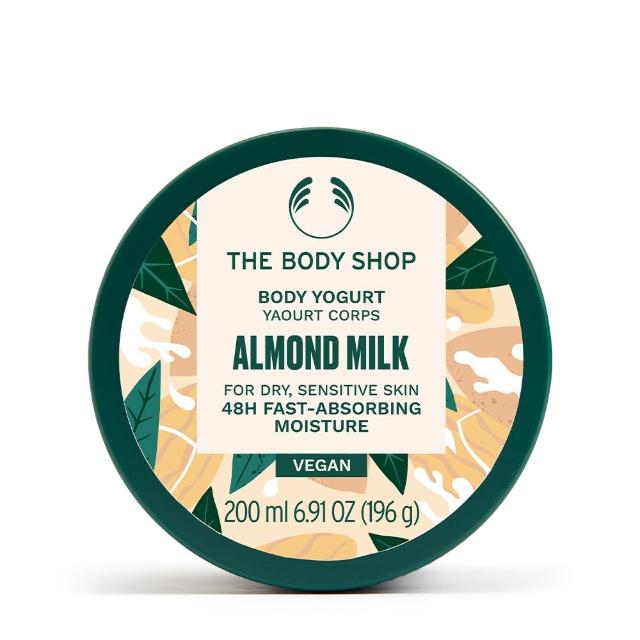 【THE BODY SHOP 美體小舖】杏奶舒敏保水美肌優格-200ML(潤膚乳/身體乳)