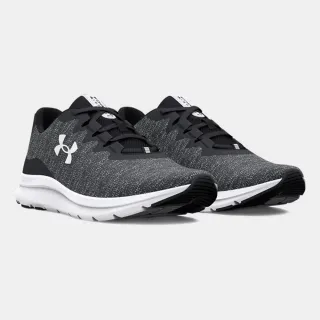 【UNDER ARMOUR】UA  女 Charged Impulse 3 Knit 慢跑鞋 黑(3026686-001)