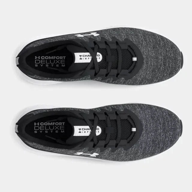 【UNDER ARMOUR】UA  女 Charged Impulse 3 Knit 慢跑鞋 黑(3026686-001)
