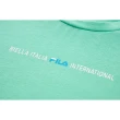 【FILA官方直營】男/女 中性短袖棉質圓領T恤-綠色(1TEY-1461-GN)