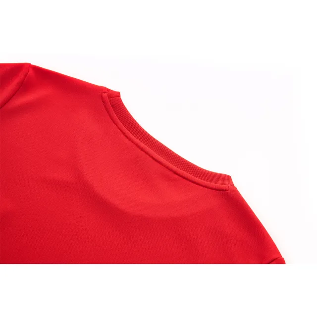 【FILA官方直營】女吸濕排汗短袖圓領T恤-紅色(5TEY-1475-RD)