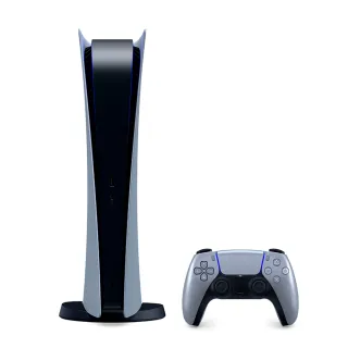 【SONY 索尼】數位版 PlayStation 5 主機護蓋(亮灰銀)