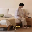 【Taoshop 淘家舖】W - 實木布藝軟包床新中式臥室傢具1.8米橡木主臥雙人床W110171820THZ(1.8X2米)