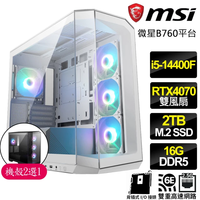 微星平台 i5十核Geforce RTX4070{幸福蕾}背