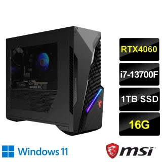 MSI 微星 27型量子點電競螢幕組★i7 RTX4060電競電腦(Infinite S3/i7-13700F/16G/1T SSD/RTX4060/W11)