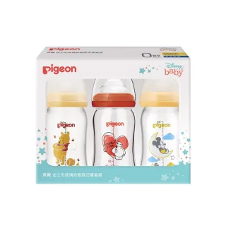 【寶寶共和國】Pigeon貝親 迪士尼新生兒奶瓶禮盒(新生兒禮盒/彌月禮盒/奶瓶禮盒)