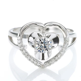 【DOLLY】0.30克拉 求婚戒18K金完美車工鑽石戒指(017)