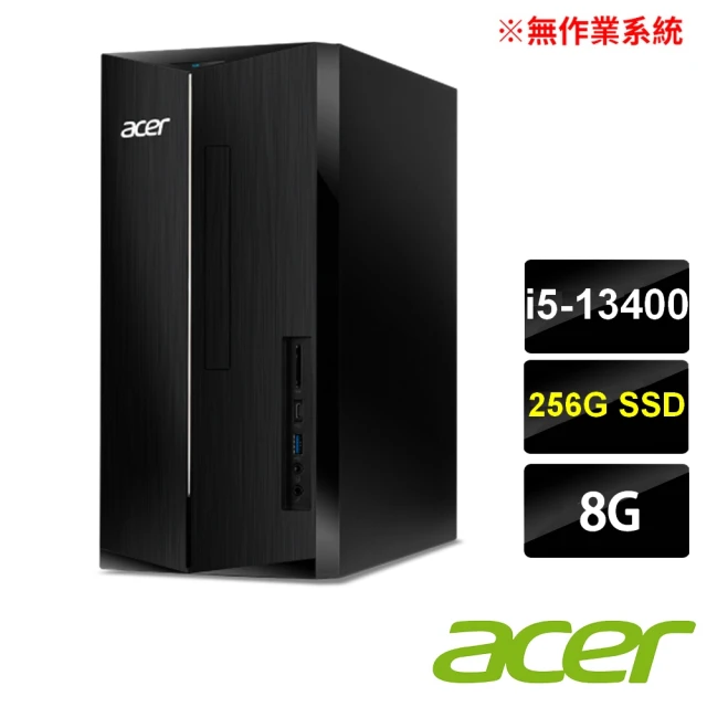 ACER 宏碁Acer 宏碁 27型電競螢幕組★i5十核電腦(TC-1780/i5-13400/8G/256G SSD/Non-OS)