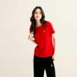 【Arnold Palmer 雨傘】女裝-情人節主題滿版刺繡T恤(紅色)