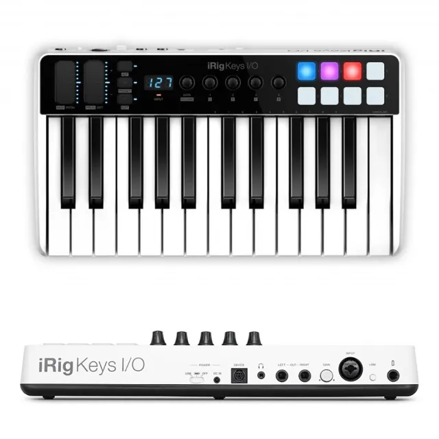 【IK Multimedia】25鍵 數位控制鍵盤 / 公司貨保固(iRig Keys I/O 25)