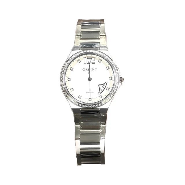 ORIENT 東方錶 官方授權T2 白鑽面時尚 石英男腕錶-錶徑-36mm(C371F18S)