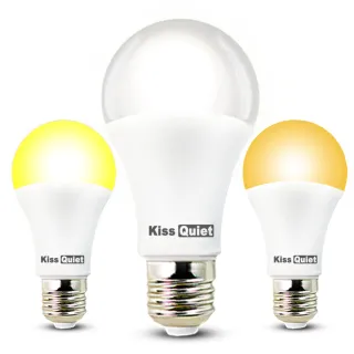 【KISS QUIET】LED-10W 270超廣角 白光/黃光/自然光 全電壓球泡燈-10入(E27 燈泡 球泡燈 燈管 崁燈 吸頂燈)