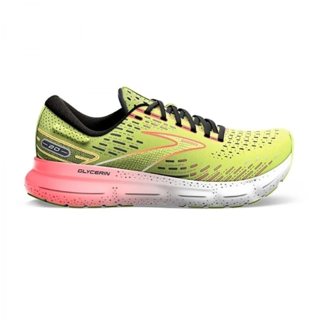 BROOKS Glycerin 20 男 慢跑鞋 路跑 避震緩衝象限 甘油系列20代 萊姆綠(1103821D725)