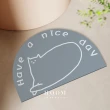 【Hoom 禾慕生活】可愛貓貓軟地墊 40X60 cm(浴室地墊 珪藻土地墊 吸水地墊 硅藻土軟地墊 矽藻土地墊)