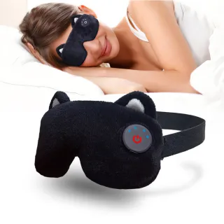 【ROSETO】石墨烯無線熱敷眼罩 升級款電量可視好操作(可蓄電調溫定時 溫控蒸氣舒壓助眠 母親節禮物)