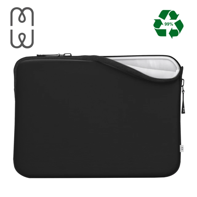 法國MW MacBook Air 15吋 Basics 2 Life環保材質 內袋- 黑/白色(電腦包)