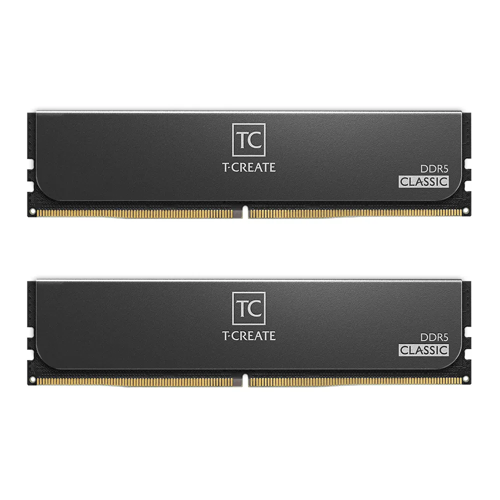 【Team 十銓】T-CREATE 創作者 CLASSIC  DDR5 5600 32GBˍ16Gx2 CL46 桌上型記憶體