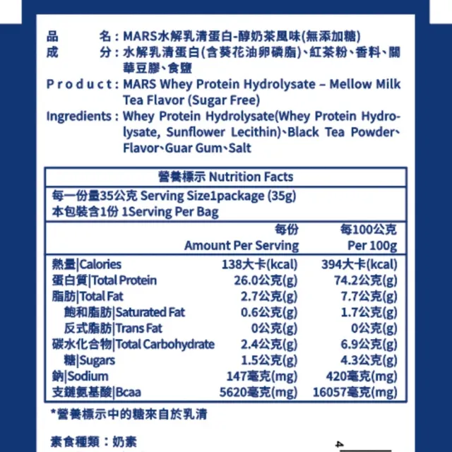 【MARS 戰神】戰神高蛋白(茗金萱奶茶 烏龍奶 醇奶茶 草莓牛奶 水解乳清蛋白 MARS)