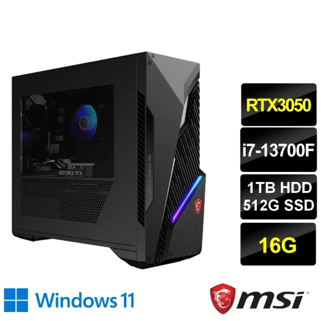 MSI 微星 i7 RTX4070S電競電腦(Infinit
