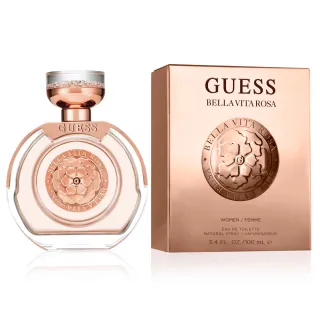 【GUESS】BELLA VITA ROSA 瑰麗風華女性淡香水100ml(專櫃公司貨)