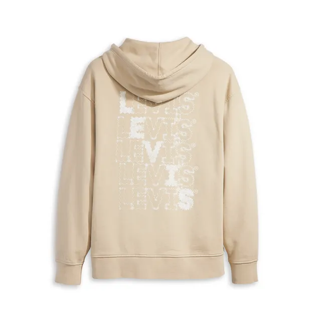 【LEVIS】Levis 男款 寬鬆版連帽Tee / 電子體斑駁Logo 熱賣單品 38479-0318