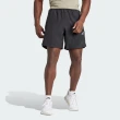 【adidas 愛迪達】Gym+ WV Short 男 短褲 運動 訓練 健身 吸濕排汗 拉鍊口袋 透氣 黑(IP4467)