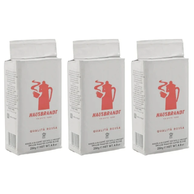 HAUSBRANDT ROSSA紅牌咖啡粉(250g/包x3