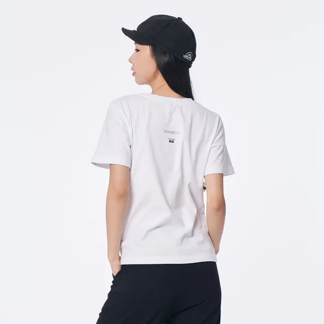 【5th STREET】短袖 短t 上衣 t恤 TEE 經典 女裝 logo 白(570968)