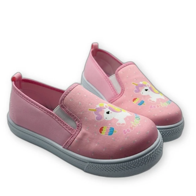 樂樂童鞋 台灣製MIT獨角獸懶人鞋(童鞋 休閒鞋 中大童 嬰