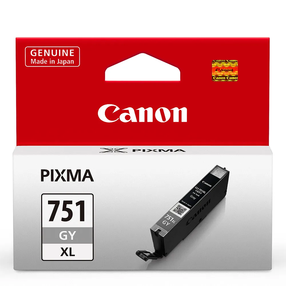 【CANON】CLI-751XL-GY 原廠灰色高容量XL墨水匣