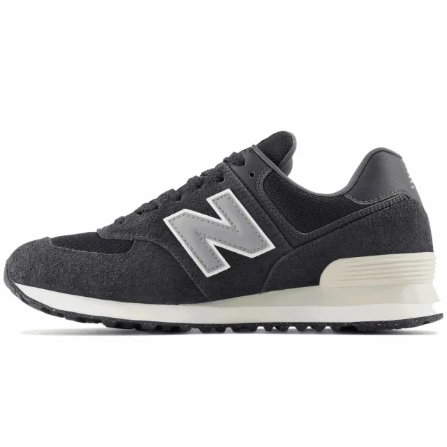 【NEW BALANCE】574復古系列 休閒鞋 水洗黑 男女 穿搭 運動(U574SBG ∞)