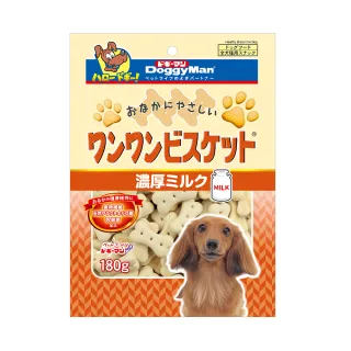 【Doggy Man】犬用厚乳消臭餅乾 180g(狗零食 狗餅乾)
