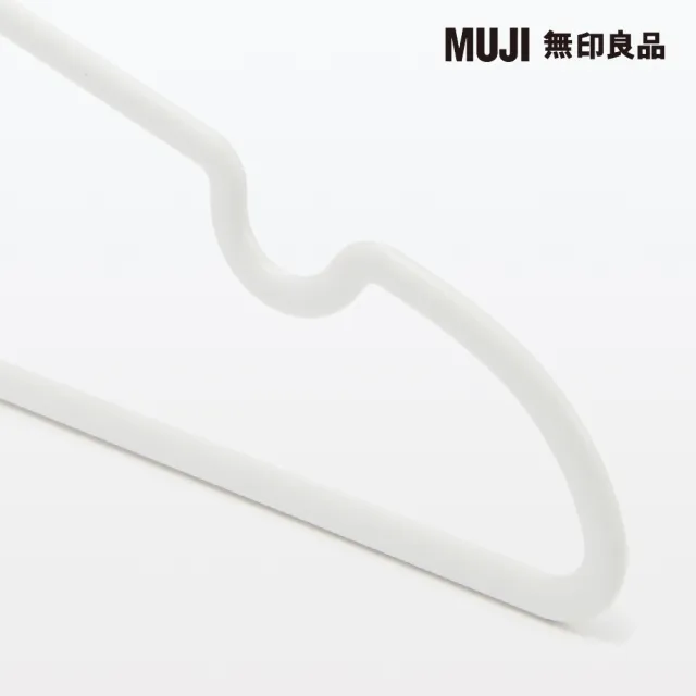 【MUJI 無印良品】再生聚丙烯衣架/10入組/單支約寬42cm