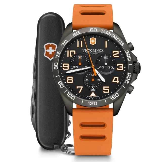VICTORINOX 瑞士維氏VICTORINOX 瑞士維氏 FieldForce 運動風格 計時腕錶(VISA-249163.1)