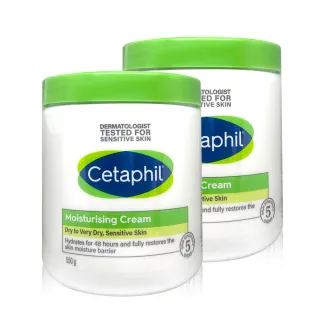 【Cetaphil】長效潤膚霜 550g 2入組(溫和乳霜 全新包裝配方升級)
