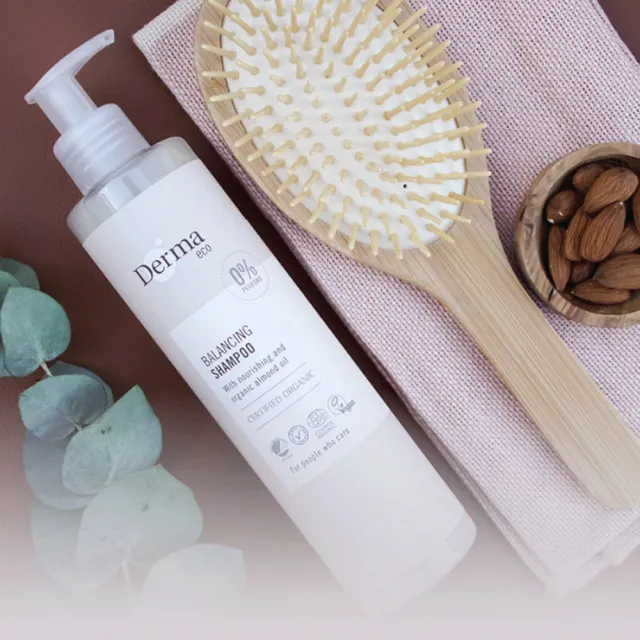 【Derma 丹麥德瑪】大地 Eco有機蘆薈淨化洗髮露 250ml(天然成分 適合孕哺期間使用)