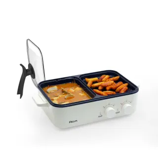 【法國-阿基姆AGiM】升級版獨立溫控電火烤兩用爐/電烤盤(HY-310-WH)