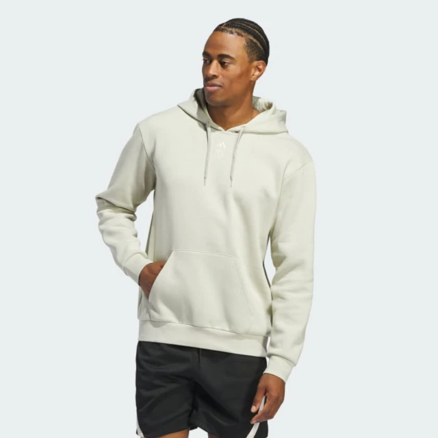 adidas 愛迪達 上衣 男款 長袖上衣 帽T 運動 國際碼 WWH Hoodie 燕麥色 IN6379