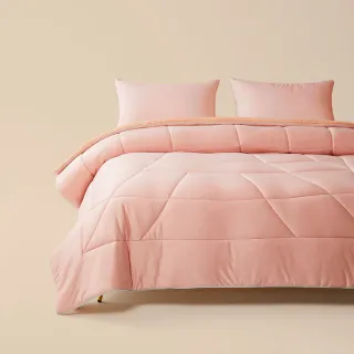 【青鳥家居】好好睡奶蓋床包枕套組+奶蓋被(加大床包+奶蓋被6x7尺)