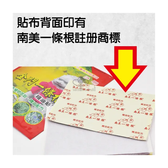 【南美製藥】金門一條根精油貼布X12包(7片/包)