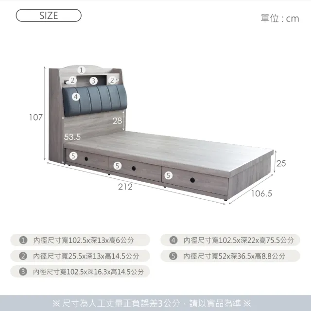 【時尚屋】凱爾貓抓皮三抽3.5尺床箱型3件組-床箱+床底+床頭櫃(不含床墊-免運費 免組裝 臥室系列)