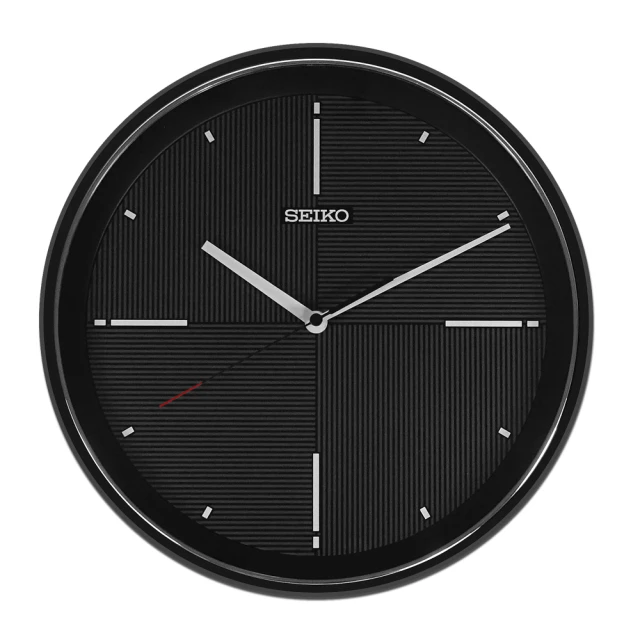SEIKO 精工 33cm 熊貓錶造型 溫度溼度 滑動式秒針