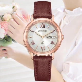 【CITIZEN 星辰】xC系列 亞洲限定款 時尚優雅 光動能腕錶(EW2427-19A)