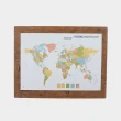 【Fuwaly】白俄羅斯EWA木質模型-世界地圖_大192x105cm(木質模型 世界地圖 多色可選 立體美感 家飾擺設)