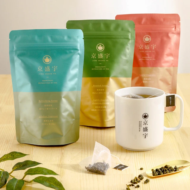 京盛宇 人氣台灣茶茶包組合（阿里山金萱、凍頂烏龍、小葉種紅茶