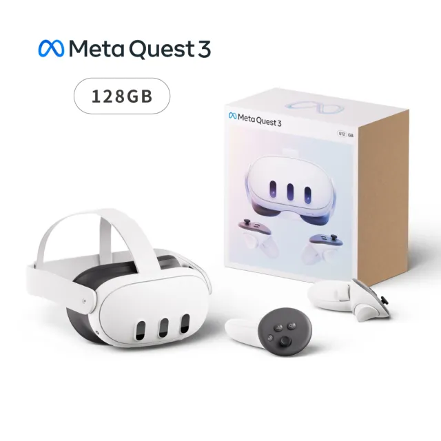 Meta Quest】Meta Quest 3 VR眼鏡128GB 混合實境虛擬實境元宇宙(日規