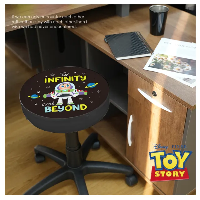【收納王妃】Disney 迪士尼 玩具總動員 滾輪圓椅 圓形滾輪椅 滾輪椅 圓椅(三眼怪 巴斯光年 玩總)